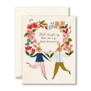 Anniversary Card - Still laughing, still loving, still dreaming