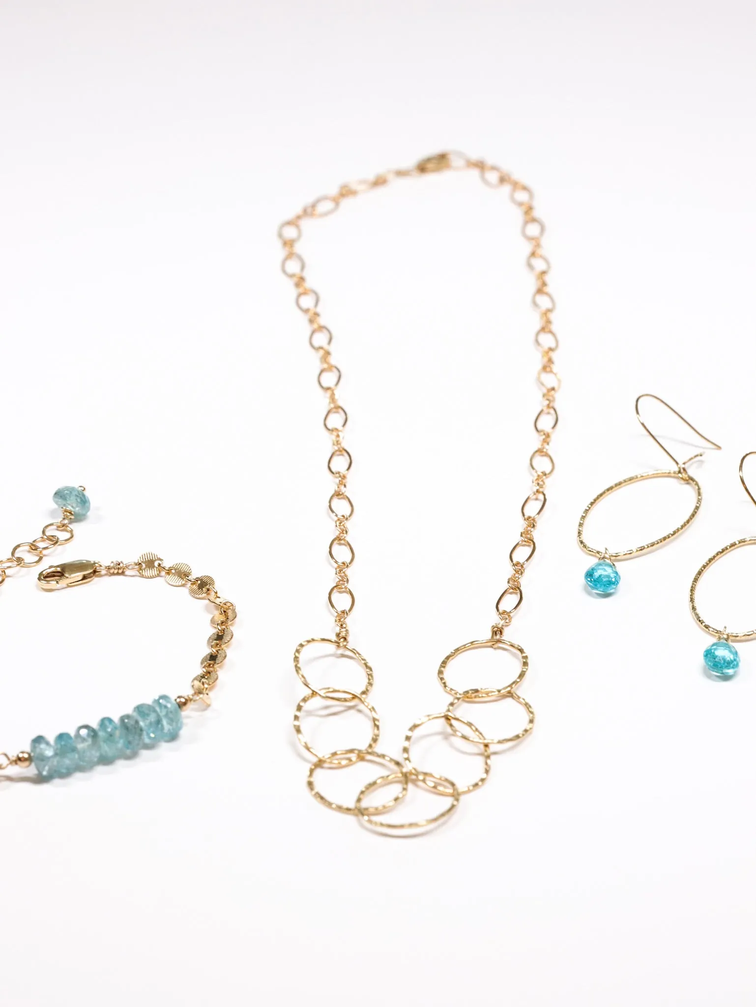 Apatite gold filled nh earrings