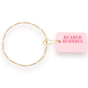 BB White Dainty Poppi Bracelet