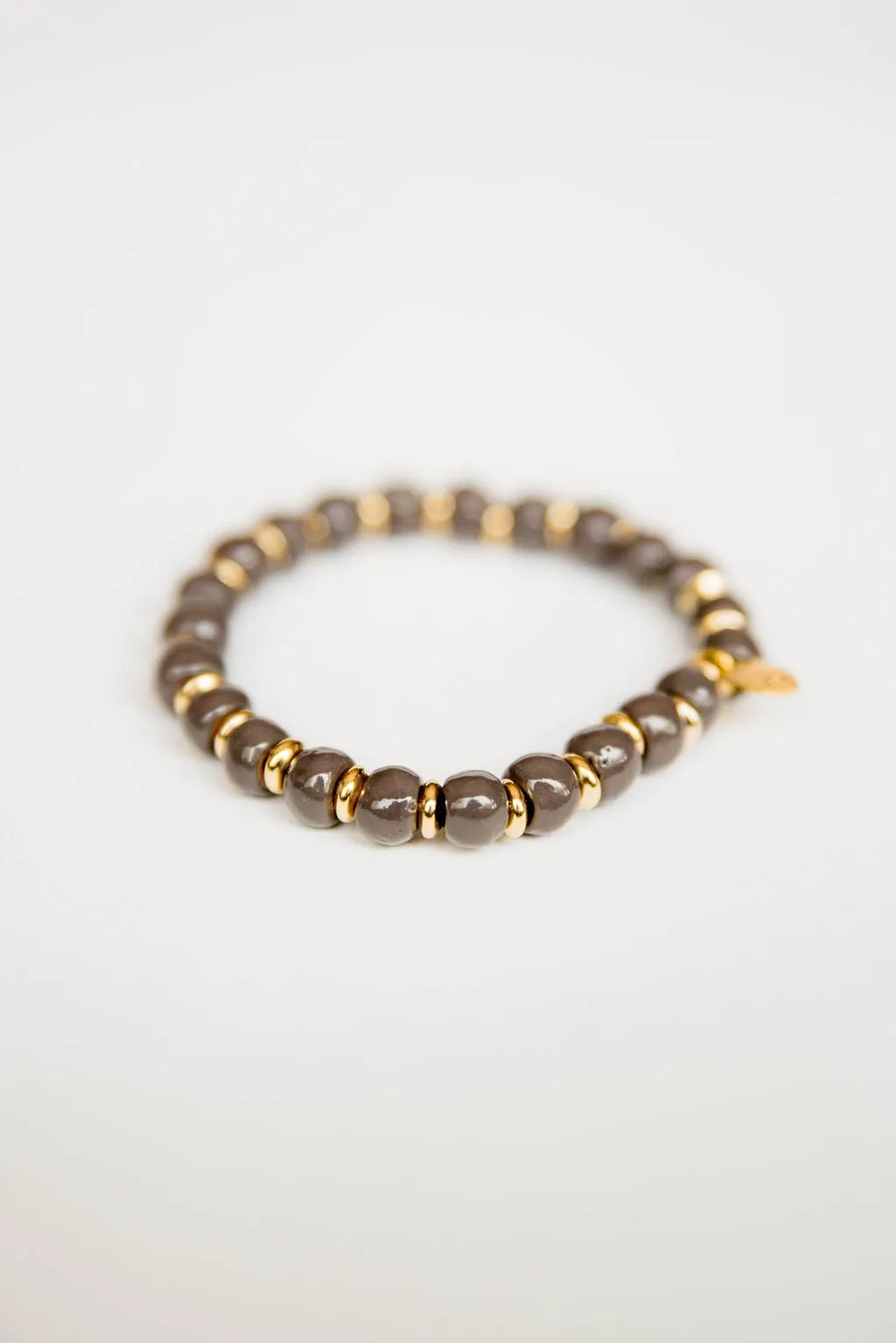 Bel Koz 14k Gold Accented Clay Bracelet