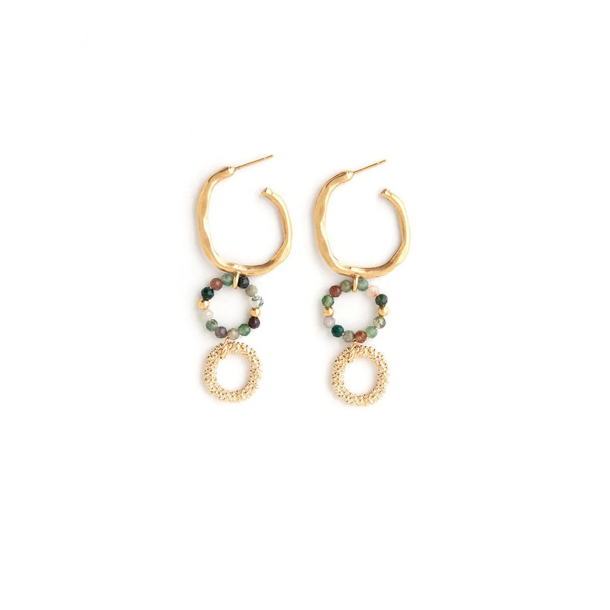 Gold Plated Emery Earrings