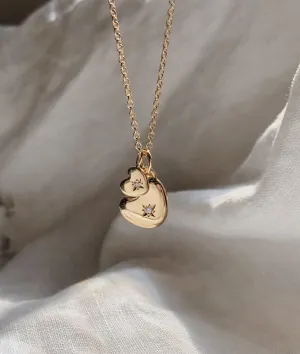 Mama & Baby Heart necklace
