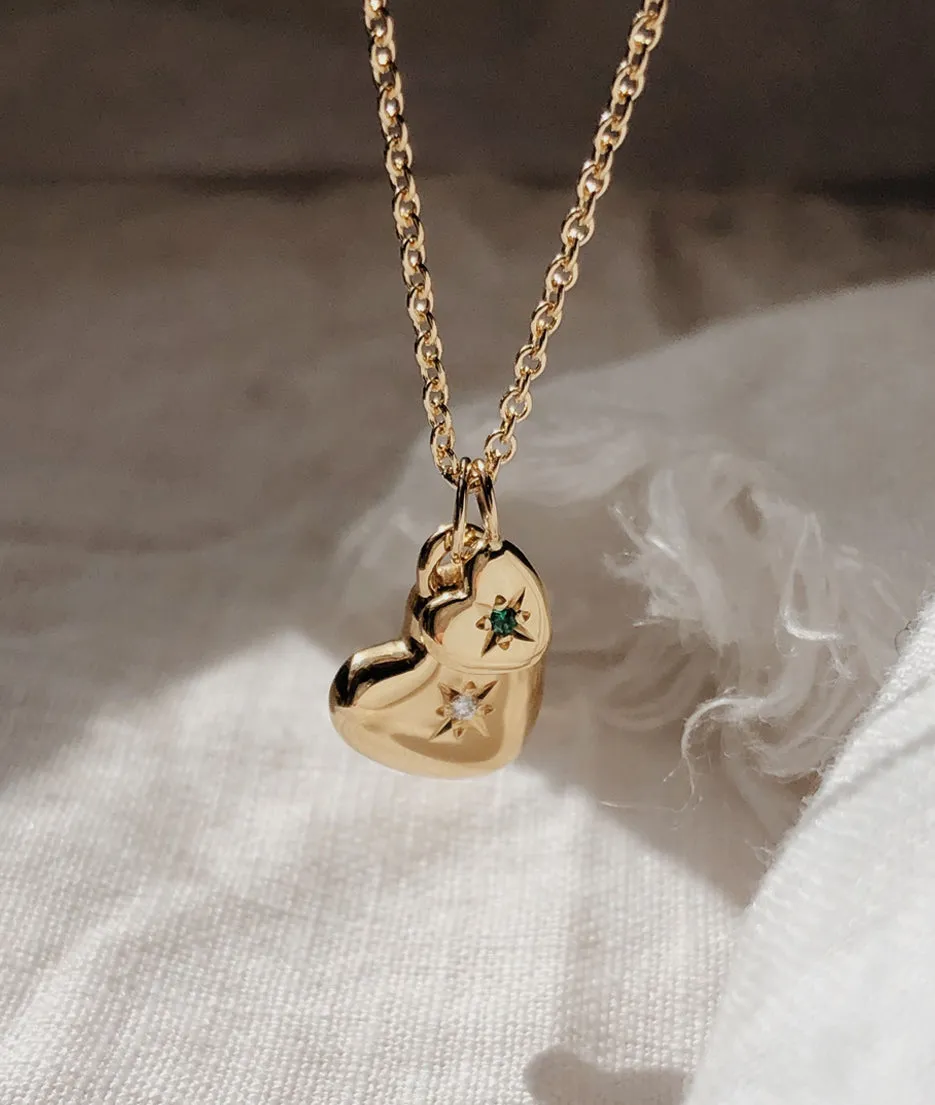 Mama & Baby Heart necklace