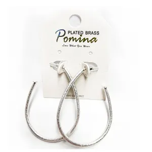 Pomina Textured Teardrop Earrings- Post