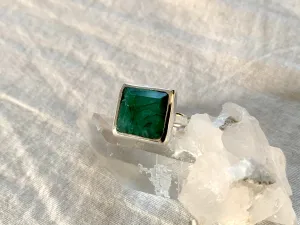 Semi-precious Emerald / Sapphire Tozi Ring