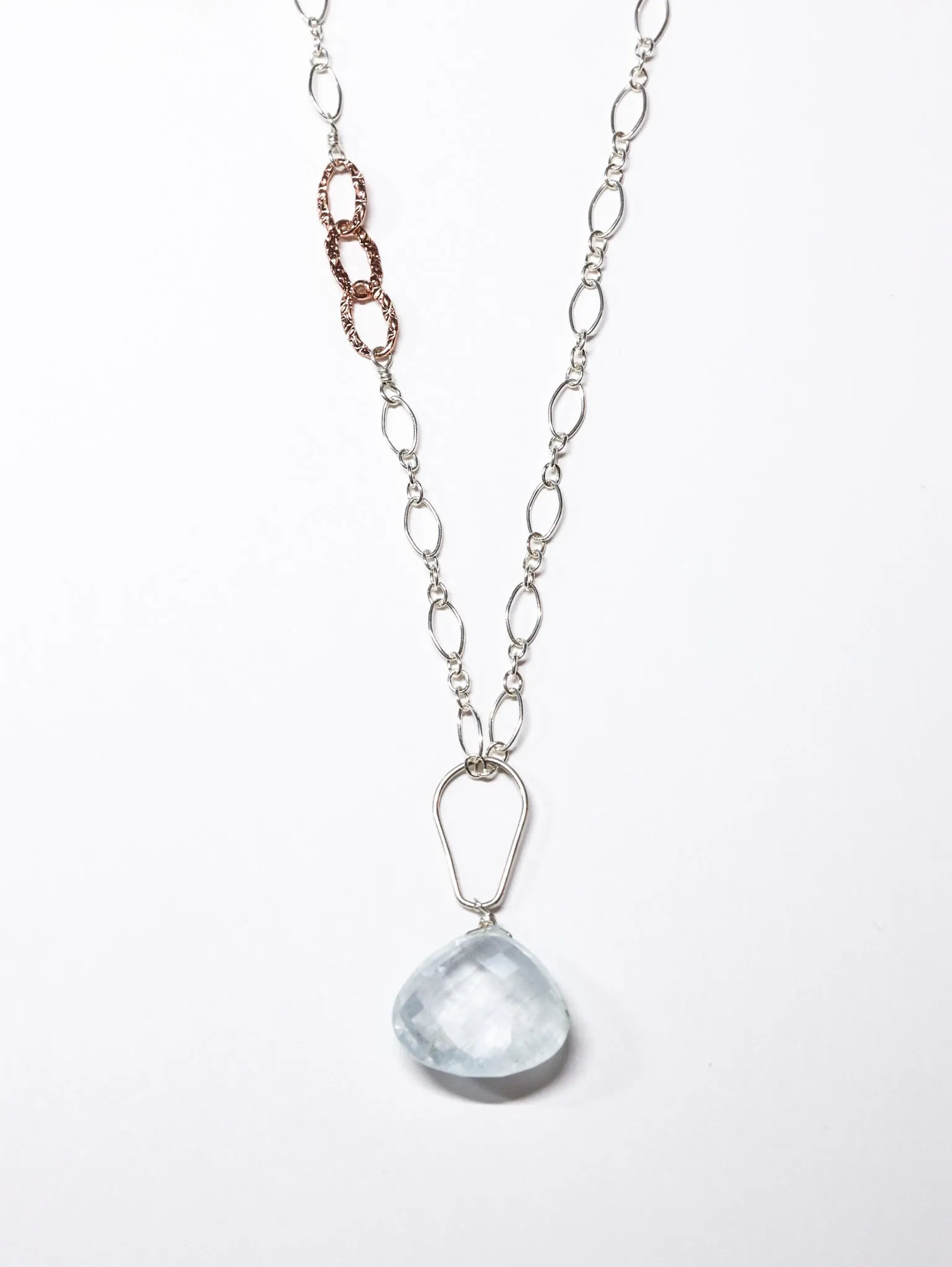 Serenity Light Blue Aquamarine nh Necklace