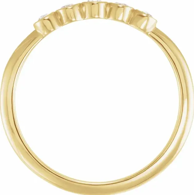 Stackables 1/10 CTW Rose-Cut Natural Diamond Ring