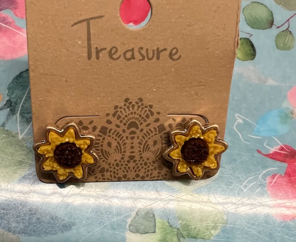 Sunflower Earrings