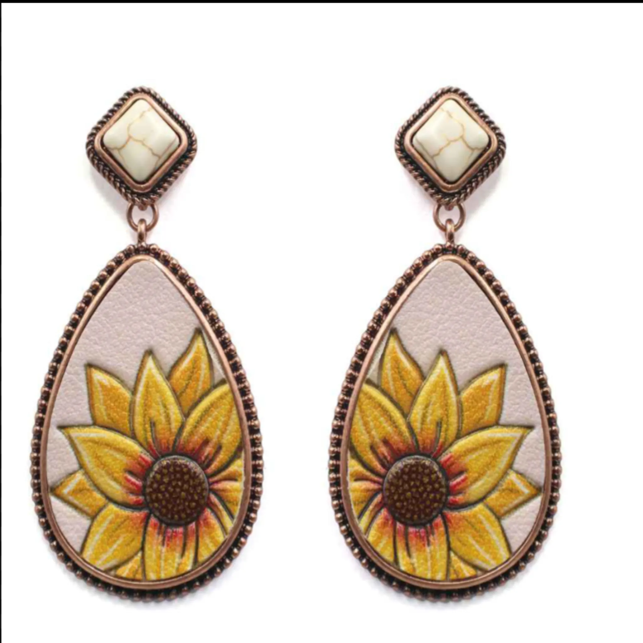 Sunflower Earrings