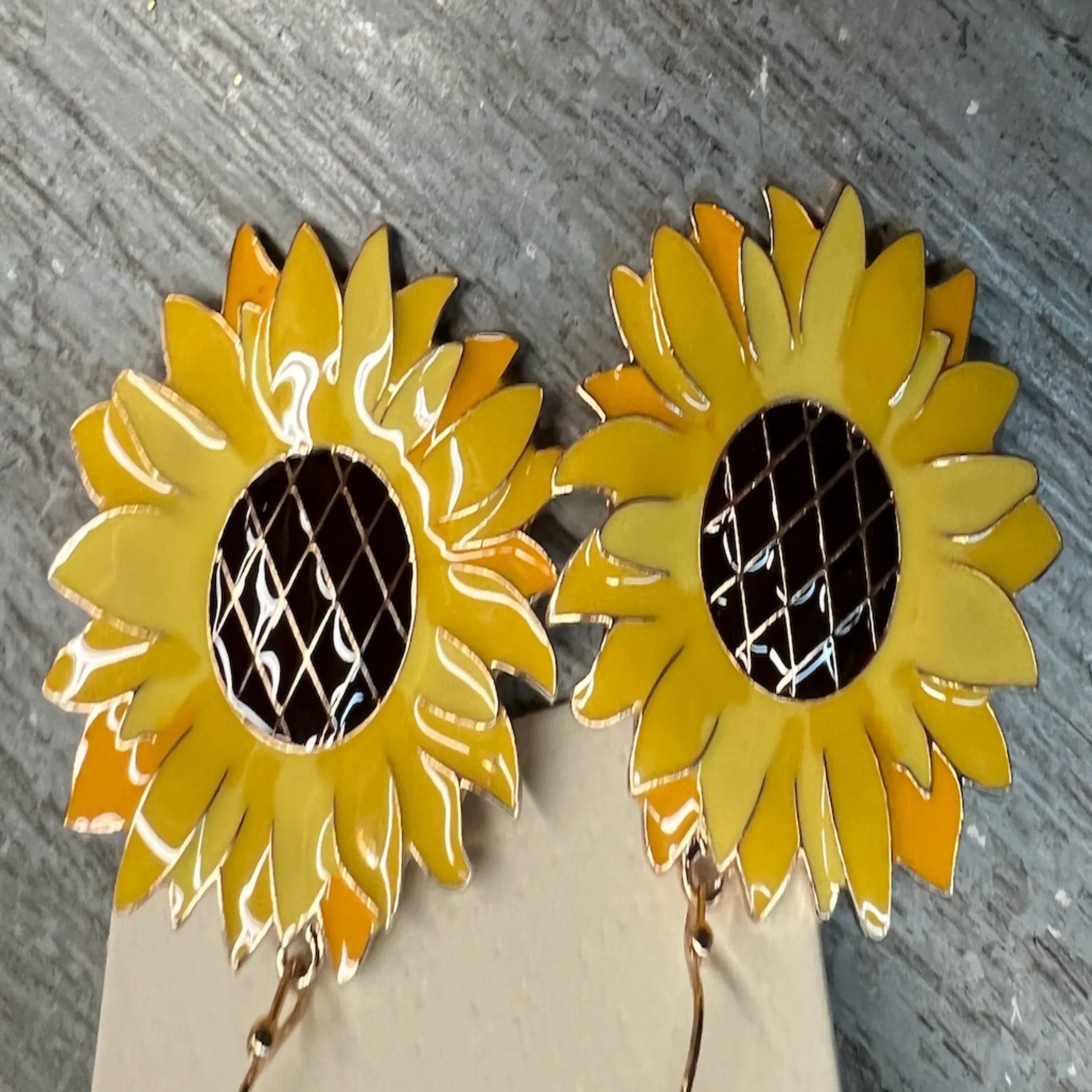 Sunflower Earrings